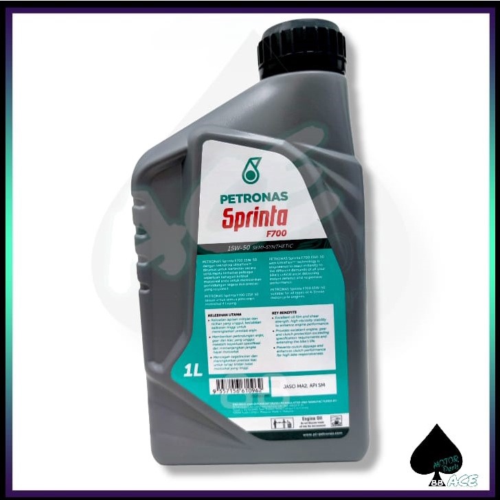 น้ํามันเครื่อง-petronas-sprinta-f900-10w40-f700-15w50-semi-synthetic-4t-100