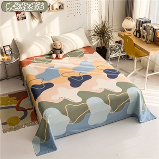 Burning Hyun Life 2022 ใหม่ Cotton Quilt Simple Cotton Sheets Cute Small Fresh Sheets One-piece Four Seasons Home