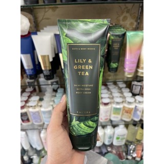 Bath and Body Works Lily and Green Tea Ultra Shea Body Cream 226g. ของแท้