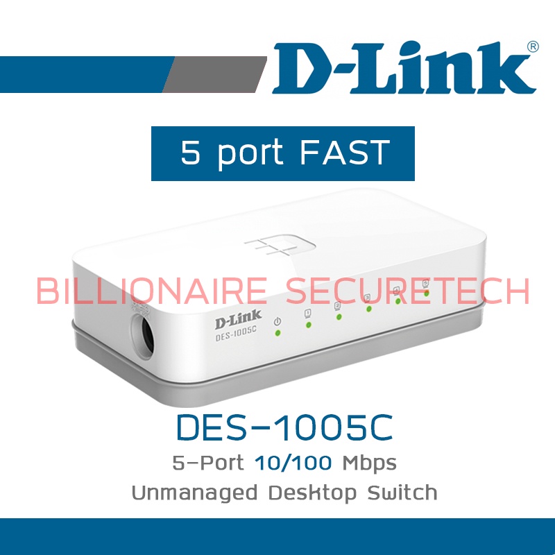 d-link-des-1005c-5-port-10-100-mbps-unmanaged-desktop-switch-by-billionaire-securetech