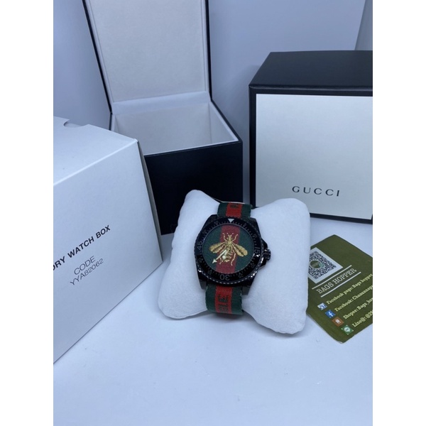 new-gucci-dive-watch-bee-ผึ้ง-45mm