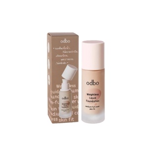 Odbo Weightless Liquid Foundation #OD4000 : โอดีบีโอ เวทเลส ลิควิด ฟาวเดชั่น รองพื้น เนื้อลิควิด x 1 ชิ้น beautybakery