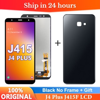 ของแท้ 6.0&amp;#39;&amp;#39หน้าจอแสดงผล LCD ดิจิไทเซอร์ แบบสัมผัส สําหรับ Samsung Galaxy J4+ 2018 J4 Plus J415 J415F J4 Core J410G