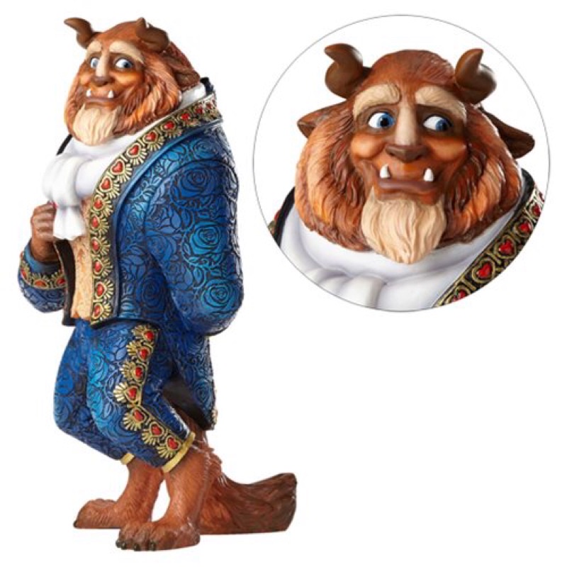 ของแท้-enesco-disney-showcase-beauty-and-the-beast-the-beast-statue-couture-de-force-beast-figurine-fairytale