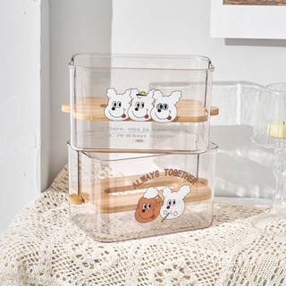 Creative lifting tissue box living room drawer type tissue storage box ins net red transparent napkin rack family hotel