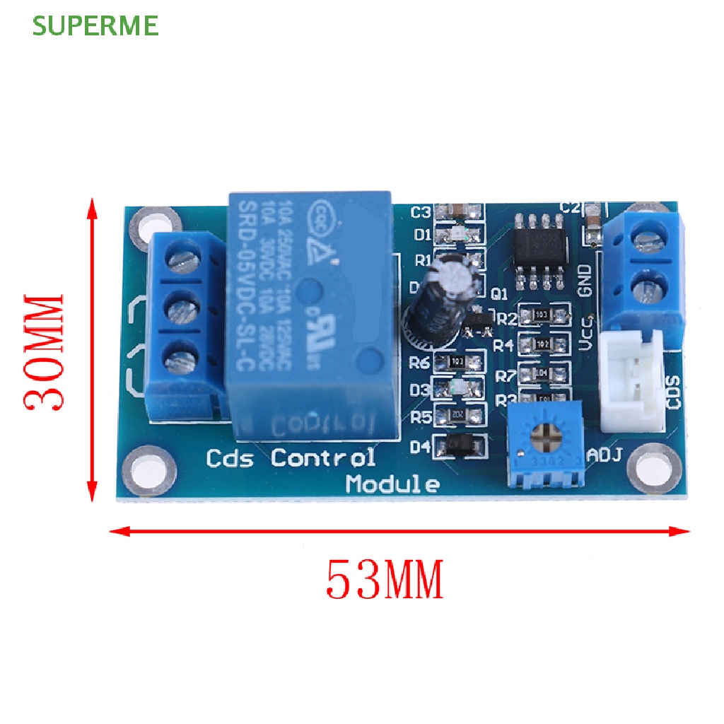 superme-โมดูลรีเลย์สวิตช์ควบคุมไฟ-dc5-12v-xh-m131