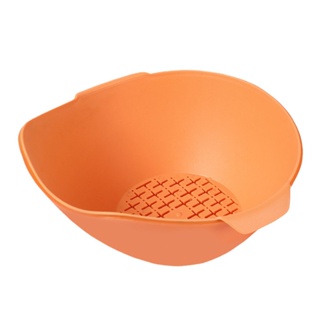 Kitchen Double-Layer Drain Basket Fruit Bowl Colanders Spaghetti Drainer Kitchen Vegetable Washing Basket