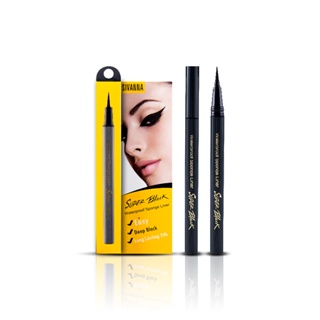 Sivanna Waterproof Spong Liner Super Black #EP030 : ซิวานน่า อายไลเนอร์ x 1 ชิ้น alyst