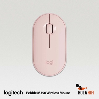 Logitech Pebble M350 Wireless Mouse Bluetooth USB เมาส์ไร้เสียงไร้สาย เชื่อมต่อบลูทูธ USB รับประกันศูนย์ 1 ปี