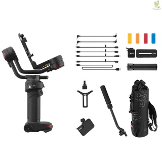 ZHIYUN WEEBILL 3 COMBO Handheld Camera 3-Axis Gimbal Stabilizer Lightweight Built-in Fill Light Microphone PD Fast Charging Battery Max. Load 3kg/ 6.6Lbs with Extendable Sling Grip Replacement for    DSLR Mirrorless Came