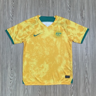 เสื้อบอลทีมชาติ เสื้อผู้ใหญ่ ทีม Australia 2023 เนื้อผ้าโพลีเอสเตอร์แท้ เกรดแฟนบอล AAA