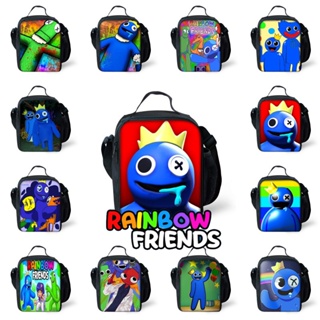 25cm Roblox Rainbow Friends Lunch Bag Insulated Shoulder Bag Waterproof School Kids Students Adults Unisex Birthday Gifts