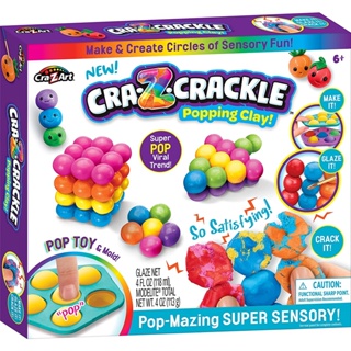 CRA-Z-Crackle Clay Pop-Mazing Super Sensory Activity Kit Cra-z- ชุดดินน้ํามันป๊อป-แมซซิ่ง สําหรับกิจกรรมทางประสาทสัมผัส