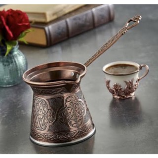 (พร้อมส่ง) Turkish coffee pot/kahve cezve - หม้อต้มกาแฟตุรกี 250 ml