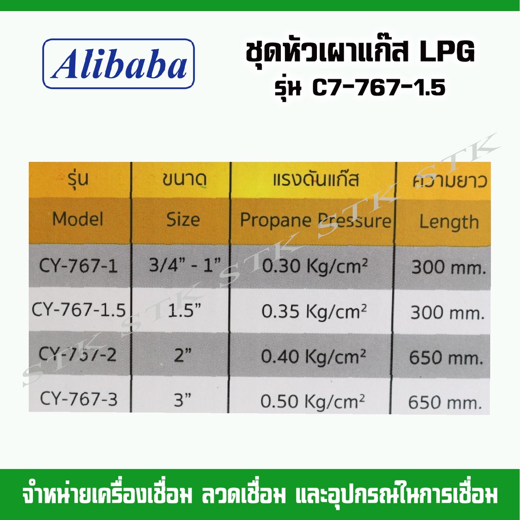 alibaba-ชุดหัวเผาแก๊ส-lpg-รุ่น-c7-767-1-5-ขนาด-1-5