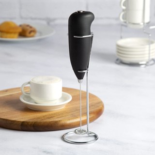 Milk Frother With Stand Handheld Whisk Drink Foamer Mini Blender Mixer For Coffee Frappe Bulletproof Matcha Espres00