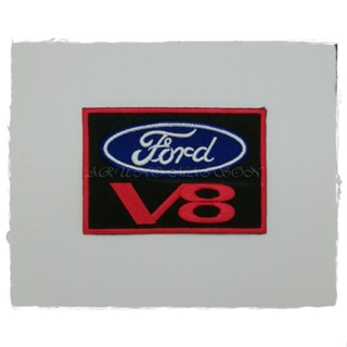 Ford ตัวรีดติดเสื้อ อาร์มรีด อาร์มปัก ตกแต่งเสื้อผ้า หมวก กระเป๋า แจ๊คเก็ต ยีนส์ Embroidered Iron on Patch  DIY