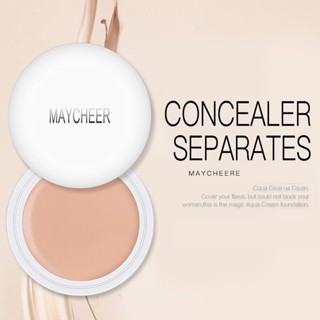 MAYCHEER Concealer Foundation Cream Waterproof Long Lasting Deep Marks Cover Spots Moisturize Face Makeup Tool