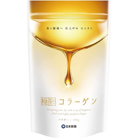 nippon-shinyaku-goku-select-collagen-100g-คอลลาเจนผง-รสจืด-ไม่มีกลิ่น-โมเลกุลต่ำ-ผลิตในประเทศ-คอลลาเจนผง-ไม่มีกลิ่น-บริสุทธิ์-100-ส่งตรงจากญี่ปุ่น