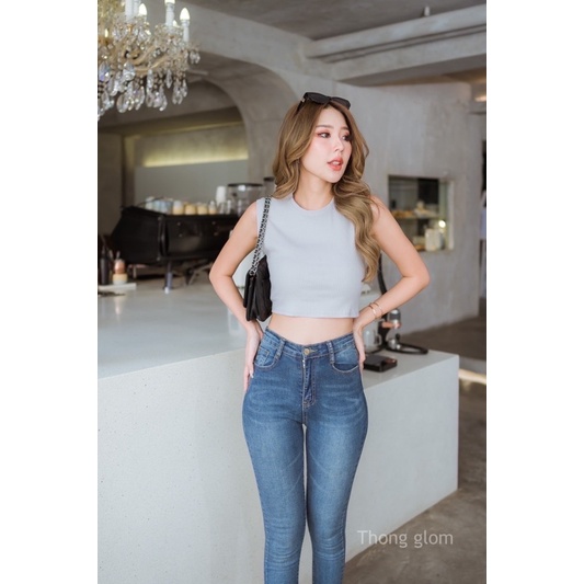 เสื้อกล้ามผ้าร่องเล็กเนื้อดี-อยู่ทรงใส่สวย