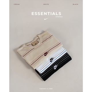 ภาพหน้าปกสินค้าNike Sportswear Premium Essentials Men\'s Striped T-Shirt (DQ1117) ที่เกี่ยวข้อง