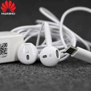 หูฟังแท้ Huawei แจ๊คType C เสียงดีมาก ดีขั้นเทพ Hi-res รองรับหลายรุ่นเช่น 20Pro,Mate10,Mate20,Mate30,P30Pro,P40,P40Pro