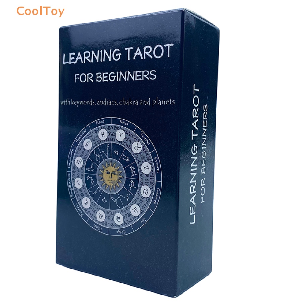 cooltoy-ไพ่ทาโรต์-12x7-ซม-สําหรับการเรียนรู้-เล่นเกมกระดาน-ปาร์ตี้ครอบครัว