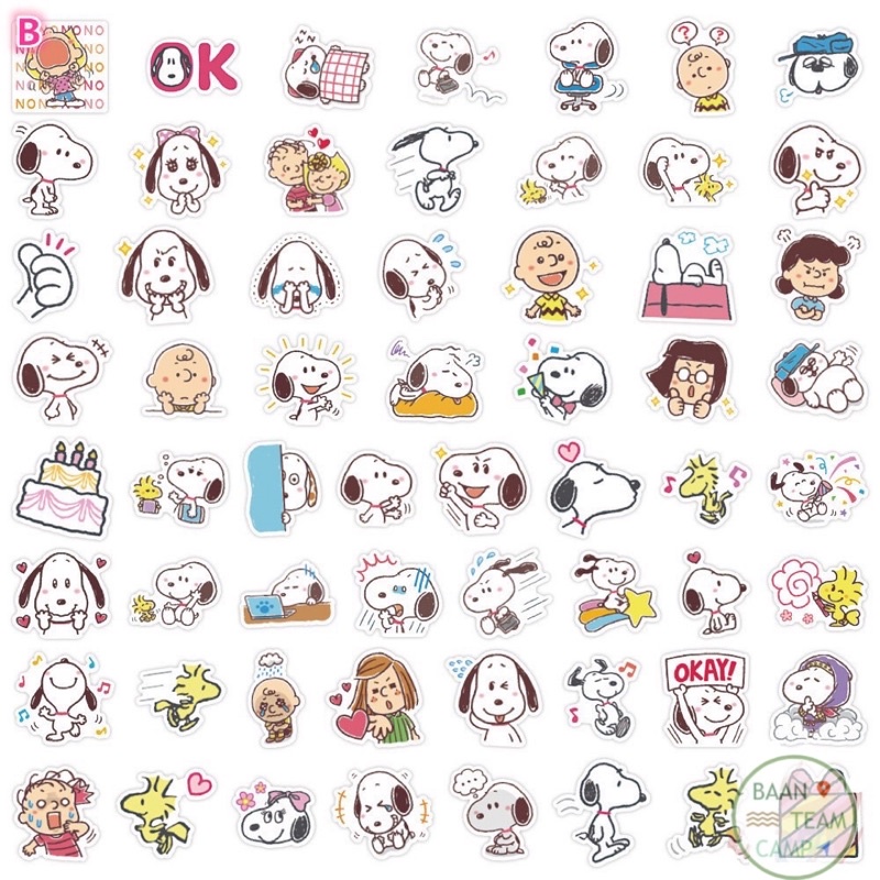 สติ๊กเกอร์-snoopy-370-สนู้ปปี้-58ชิ้น-ตกแต่ง-สนู๊ป-สติ้กเกอร์-สนุปปี้-สะนูป-snoopy-สนูป-สะนู-สนูบ-สนู-สนุบ-สนุป-ปี้-ปี่