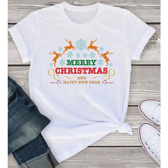 เสื้อยืด-merry-christmas-มีครบไซส์-พร้อมส่ง