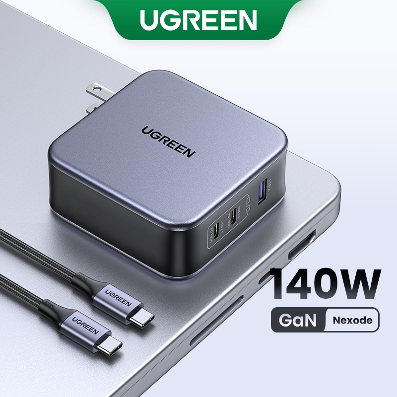 140W USB C Charger, PD3.1 GaN 3Port Type C Wall Charger