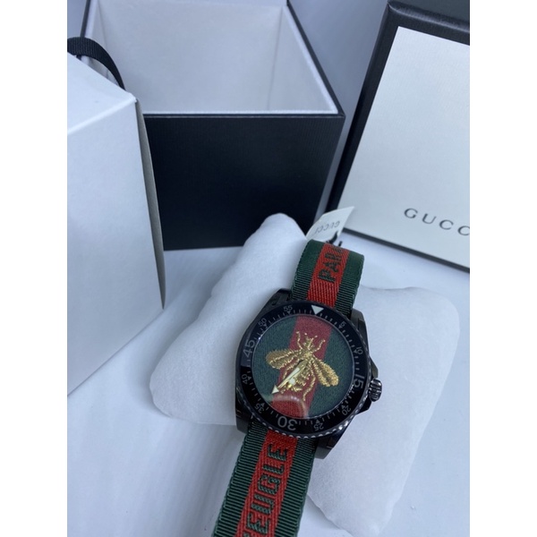 new-gucci-dive-watch-bee-ผึ้ง-45mm