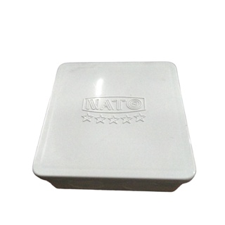 กล่องพักสาย 4"x4" ขาว Nano