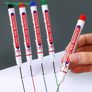 AmongSpring&gt; Long Head Marker Pens Bathroom Woodworking Decoration Multi-purpose Pen new