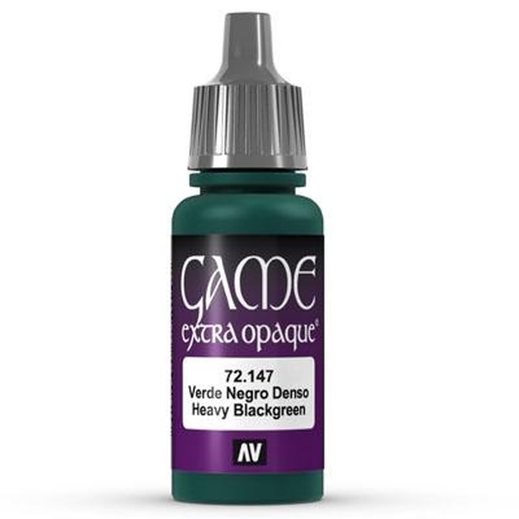 Vallejo GAME COLOR EXTRA OPAQUE 72.147 Heavy Blackgreen Shopee Thailand