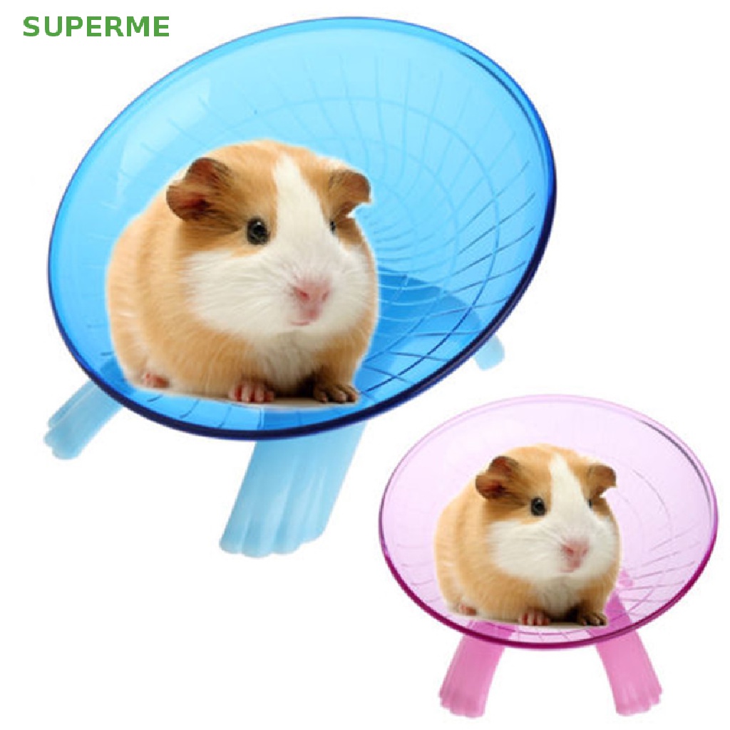 superme-ของเล่นจานบินล้อออกกําลังกาย-สําหรับหนูแฮมสเตอร์-คนแคระ-18-ซม-ขายดี