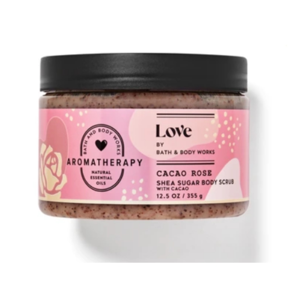 BATH AND BODY WORKS CACAO ROSE SHEA SUGAR BODY SCRUB 355g Shopee