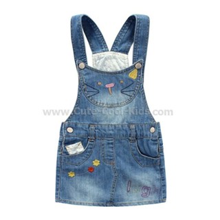 Dress-1311 ชุดเอี้ยมยีนส์เด็ก Size-95 (2-3Y)