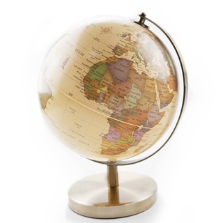 สินค้า Se-ed (ซีเอ็ด) : ลูกโลกจำลอง 6 นิ้ว สีครีม Earth Globe