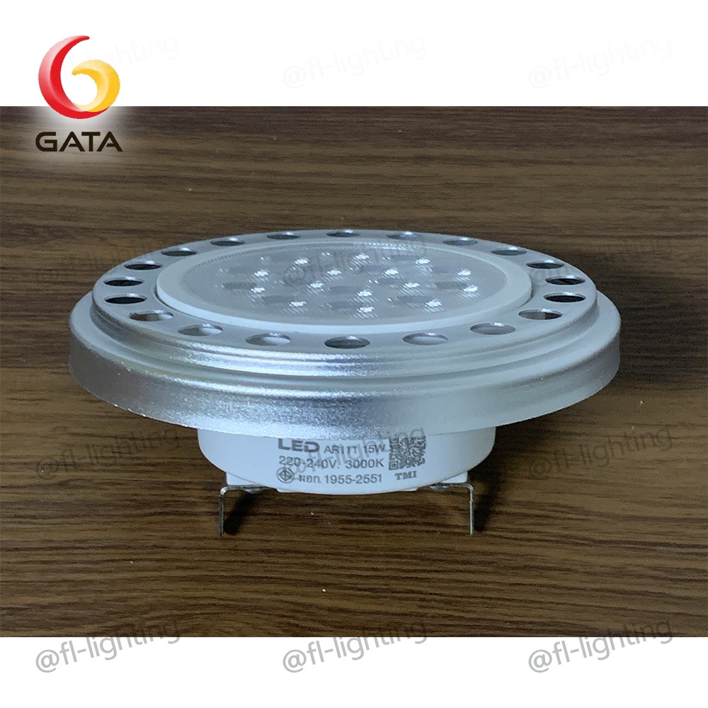 gata-หลอดไฟ-led-ar111-15w-220v-ต่อตรง-ขั้ว-g53-แสงวอร์มไวท์-3000k-แสงเหลือง