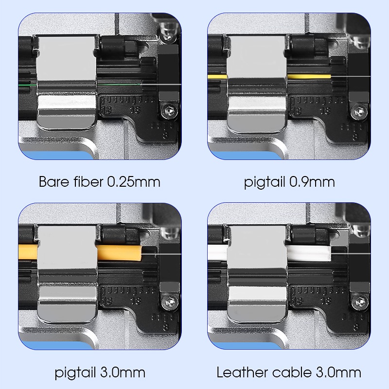เครื่องตัดไฟเบอร์ออปติก-ftth-เครื่องมือไฟเบอร์ออปติกความแม่นยำสูง-aua-x9-เคเบิ้ลตัดไฟเบอร์ออปติก-fiber-cleaver