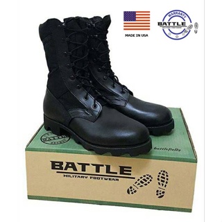 รองเท้าจังเกิ้ลดำขอบนวม,โรเสริท์,BOOTS,HOT WEATHER, (Blk,Jungle Mil Spec Boot Ro Search )