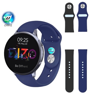 Realme Techlife DIZO Watch R สายนาฬิกาข้อมือซิลิโคน สําหรับ realme Techlife DIZO Watch R Talk Smart Watch strap realme DIZO Watch R Talk Go strap Sports wristband