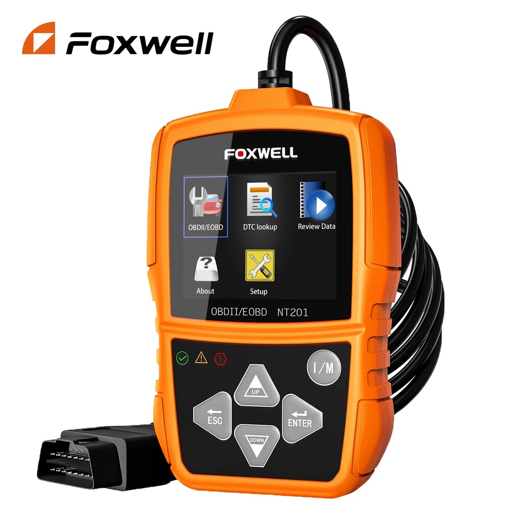 foxwell-nt201-obd2-เครื่องสแกนเนอร์ตรวจสอบไฟเครื่องยนต์รถยนต์-obd-ii