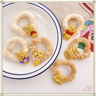 ☀ ที่คาดผม รูปการ์ตูนหมีพูห์น่ารัก ☀ 1 ชิ้น น่ารัก ที่คาดผม แฟชั่น ยืดหยุ่น ยางรัดผม สายรัดข้อมือ เครื่องประดับ อุปกรณ์
