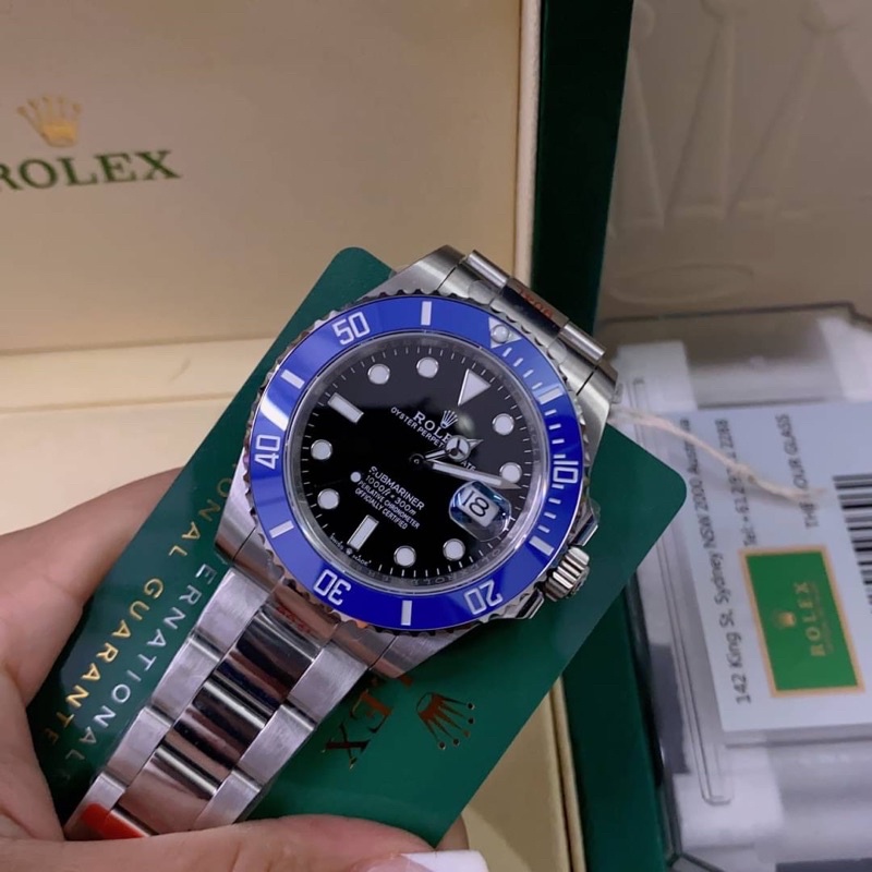 นาฬิกา-rolex-submarine-swiss-1-1-ew-v2-เน้นใส่สลับแท้ครับ-งานสวยมากๆครับ