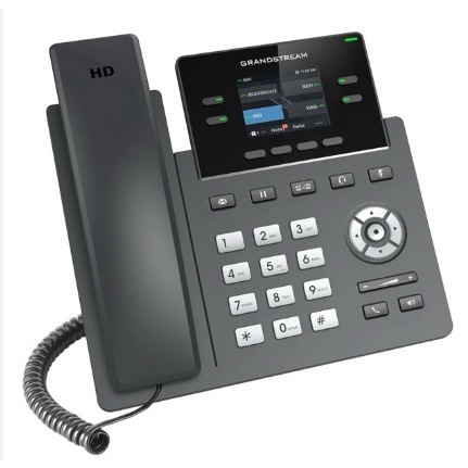 โทรศัพท์-ip-phone-grandstream-รุ่น-grp2612p-ของมือสองสภาพดีพร้อมใช้งาน-มีหม้อแปลง-และสาย-lan-1-เมตร-พร้อมใช้งาน-ส่งเร็ว