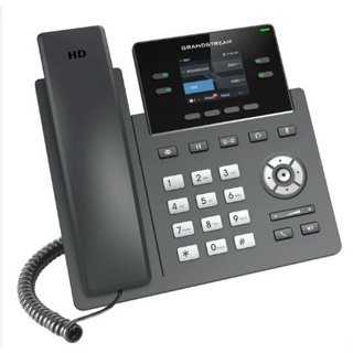 สินค้า โทรศัพท์ IP Phone GrandStream รุ่น GRP2612P ของมือสองสภาพดีพร้อมใช้งาน มีหม้อแปลง และสาย Lan 1 เมตร #พร้อมใช้งาน#ส่งเร็ว