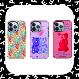 Casetify เคสโทรศัพท์ซิลิโคน TPU แบบนิ่ม ลายหมี สําหรับ iPhone X XR XS 11 12 13 14 Plus Pro Max