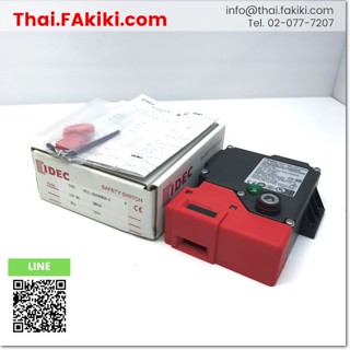 พร้อมส่ง,(A)Unused, HS1L-DQ44KMSR-G Safety Door Switch DC24V,Port SizeG1/2,LED Color Green ,IDEC (66-005-048)