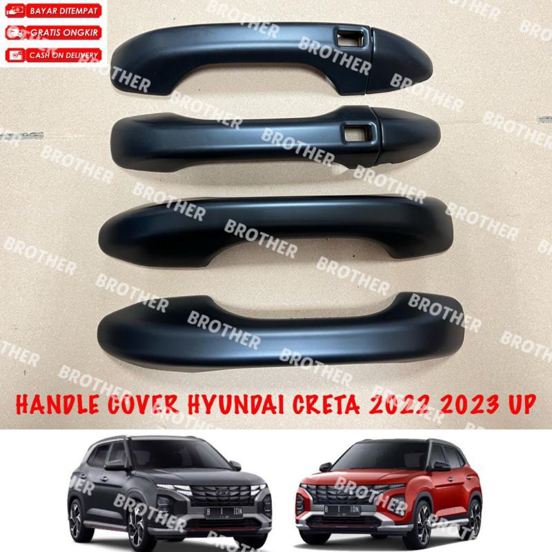 ฝาครอบมือจับประตู-สีดํา-สําหรับ-hyundai-creta-2022-2023